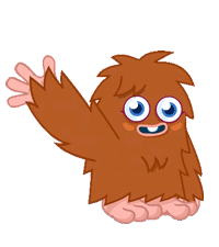 Gif animé Bigfoot bonjour